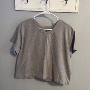 Gray Women's Athletic Top
